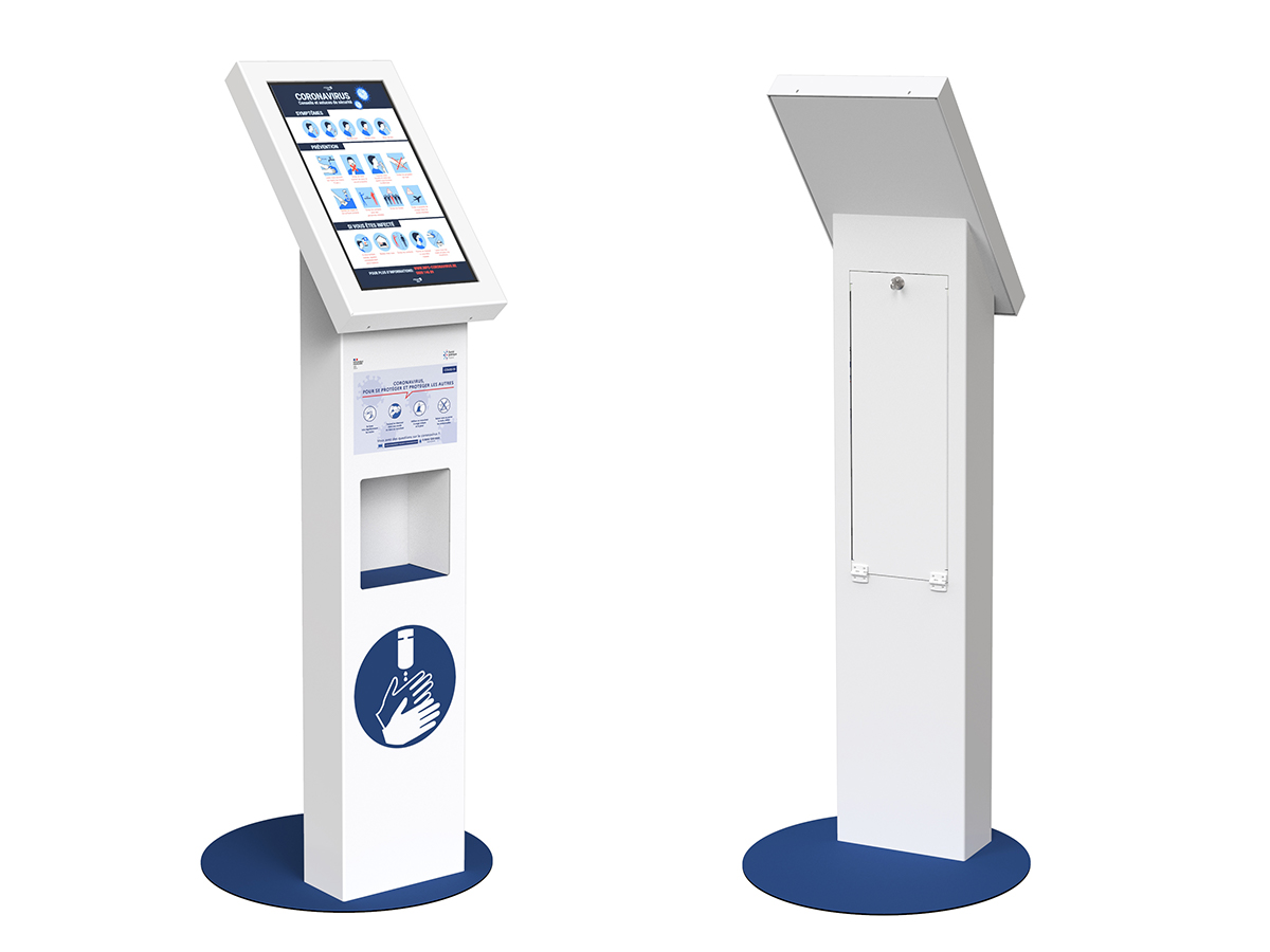 Touch solution with automatic dispenser - AXEOS
