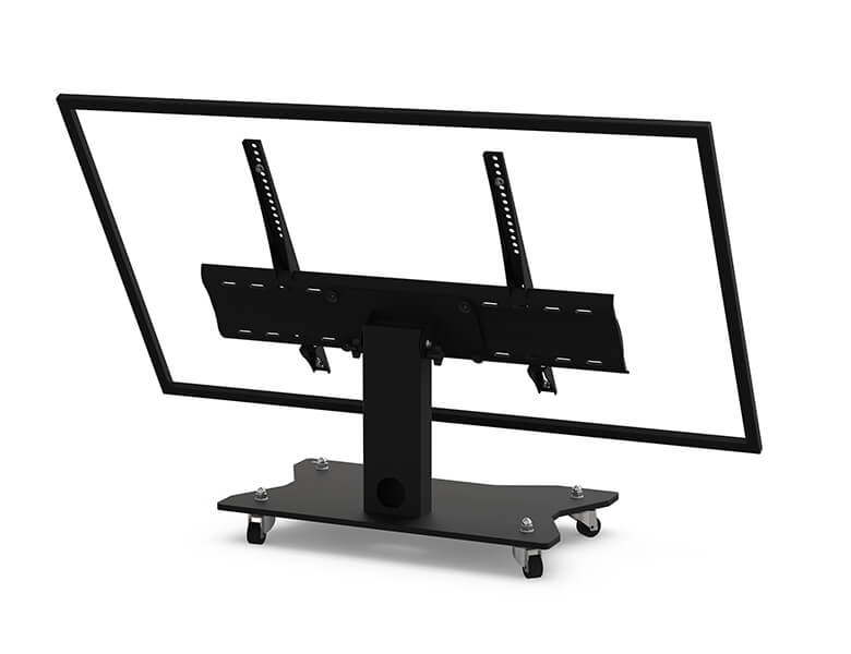 Boxer-XS - Flat Screen TV Stand - Rear View - AXEOS