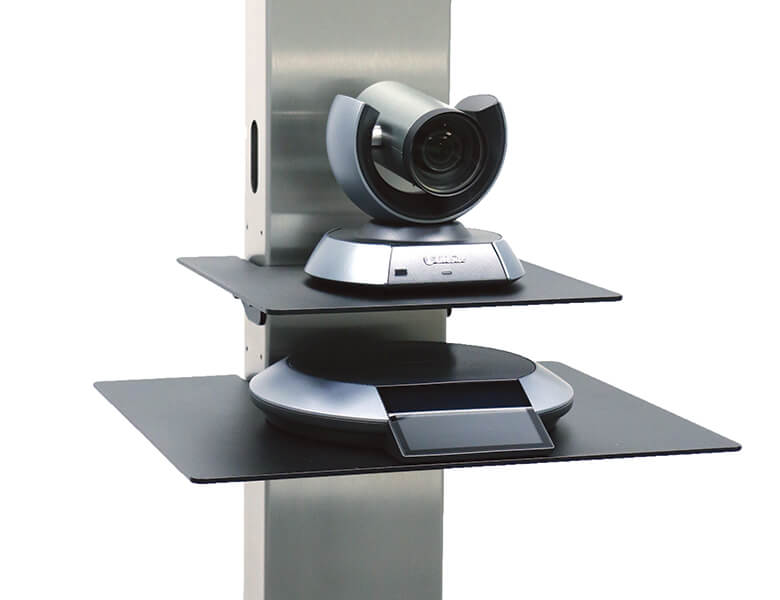 Camera shelf and large shelf - VC stand - LifeSize 10X and Phone HD - AXEOS