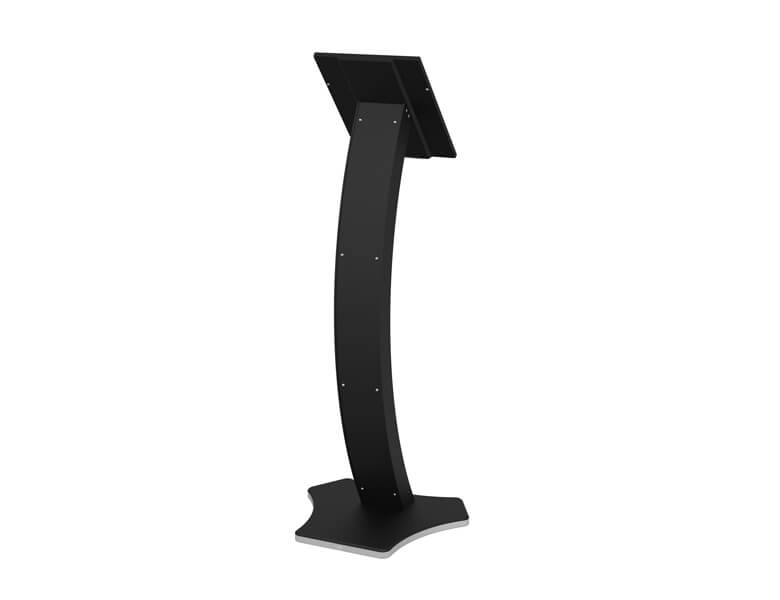 EXIA - iPad display kiosk - Black finish - AXEOS