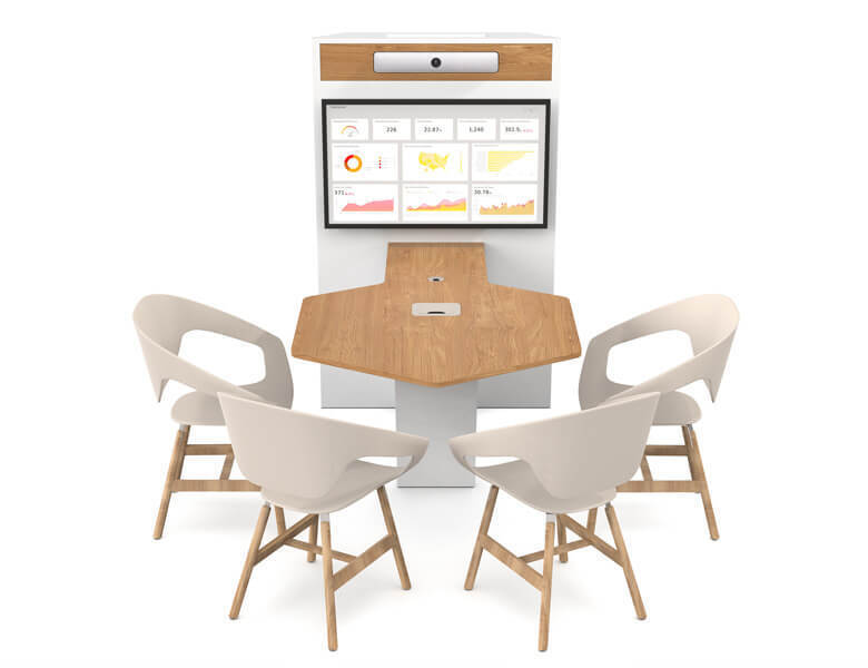 Mx Table huddle room - AXEOS