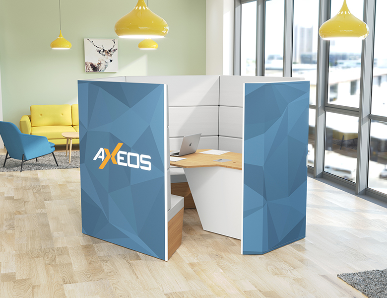 Mx Pod - huddle room - AXEOS