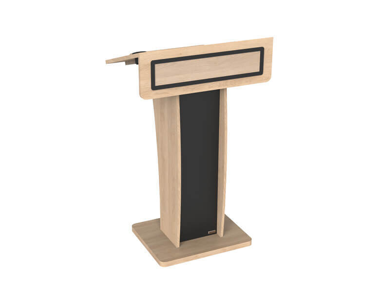 Neonyx Wood Lectern for Conference meeting - AXEOS