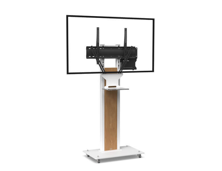 Obox Single Screen Videoconferencing - white finish - AXEOS