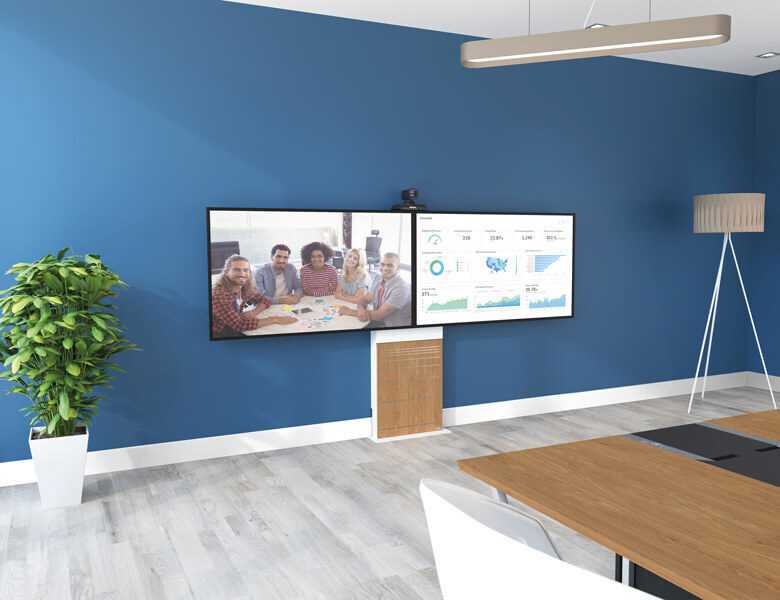 Stilix Wide - Dual Screen Videoconferencing - AXEOS