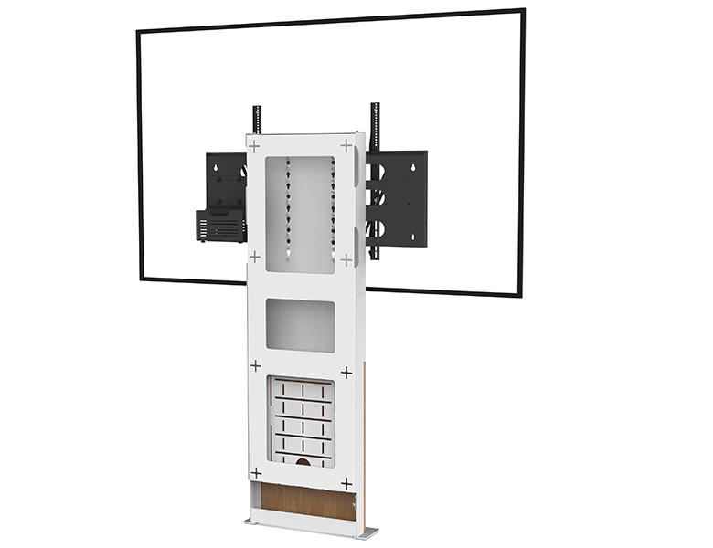 Stilix Wide Single Screen VC - Rear - Stand for large screen - AXEOS