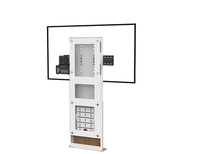 Stilix Wide Single Screen Videoconferencing - Rear View - AXEOS