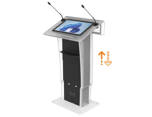 Neonyx Touch Lift - Lectern in Plexiglass - AXEOS