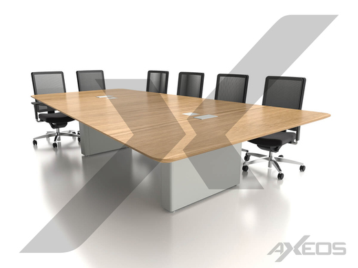 Trapezoidal table 10 people - AXEOS