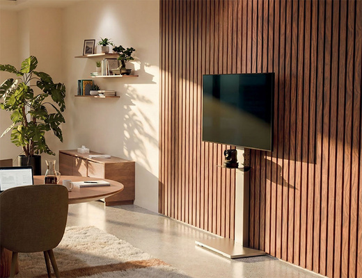 XENON S-XR - 43 to 75-inch screen - Brushed Stainless Steel - Static