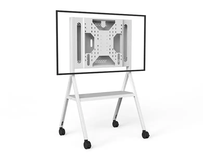 White trolley for interactive display - EXYO 4 - Axeos